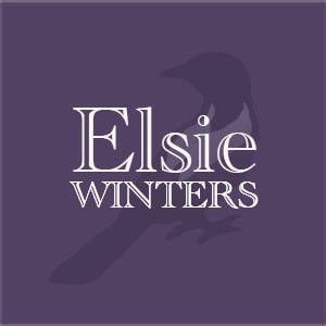 Purple bird logo with text "Elsie Winters"
