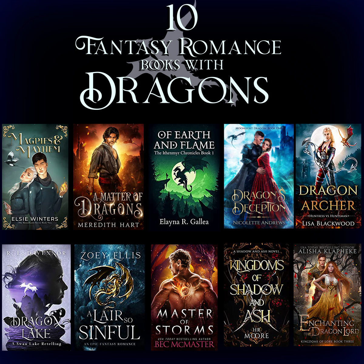 10 Must Read Fantasy Romance Novels With Dragons FaRoFeb Fantasy 